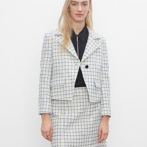Club Monaco Textured Cutaway Jacket  - Size M